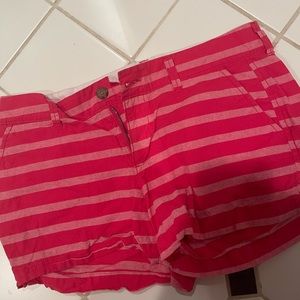 Pink Stripped Shorts